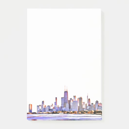 Chicago Skyline Post-It-Notesポストイットノート ポストイット (正面)