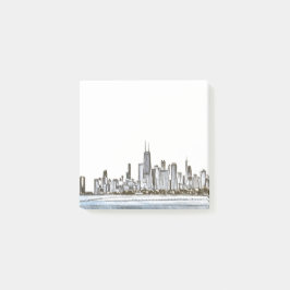 Chicago Skyline Post-It Notes ポストイット