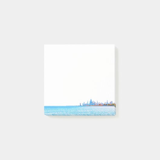 Chicago Skyline Post-It Notes ポストイット (正面)