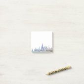 Chicago Skyline Post-It Notes ポストイット (デスク上)