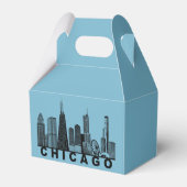 Chicago Skyline Silhouette  フェイバーボックス (裏面サイド)