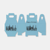 Chicago Skyline Silhouette  フェイバーボックス (折り畳みなし)