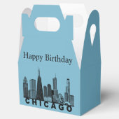 Chicago Skyline Silhouette  フェイバーボックス (オープン)