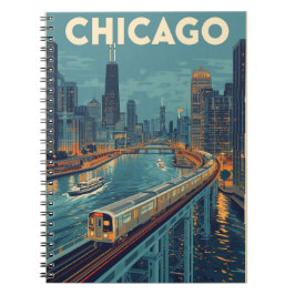 Chicago Skyline Travel ノートブック