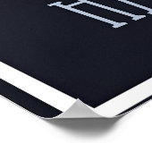 Chicago skyline travel poster, ポスター (角)