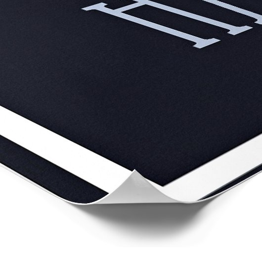 Chicago skyline travel poster, ポスター (角)