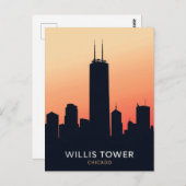 Chicago Skyscraper ポストカード (正面/裏面)