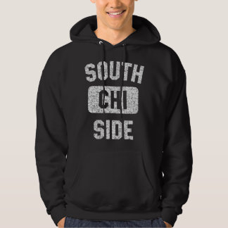 Chicago South Side Gym Style Distressed White Prin パーカ
