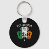 Chicago Southside Irish Flag St. Patrick's Day  キーホルダー (正面)