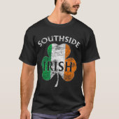 Chicago Southside Irish Flag St. Patrick's Day  Tシャツ (正面)