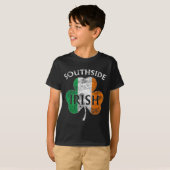 Chicago Southside Irish Flag St. Patrick's Day  Tシャツ (正面フル)