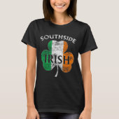 Chicago Southside Irish Flag St. Patrick's Day  Tシャツ (正面)