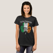 Chicago Southside Irish Flag St. Patrick's Day  Tシャツ (正面フル)