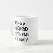 chicago sports fan, being コーヒーマグカップ (正面左)