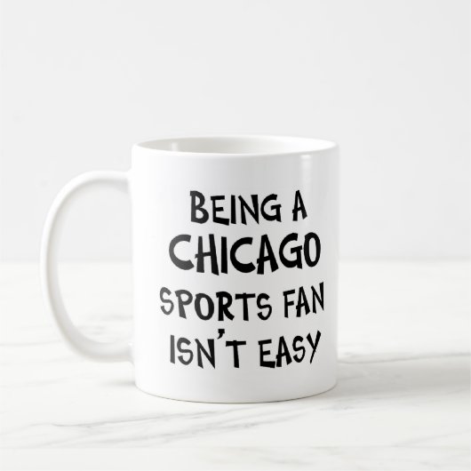 chicago sports fan, being コーヒーマグカップ (左)