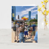 Chicago Style カード (黄色い花)