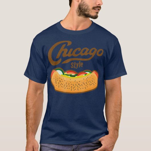 Chicago Style Hot Dog Summer Tシャツ (正面)