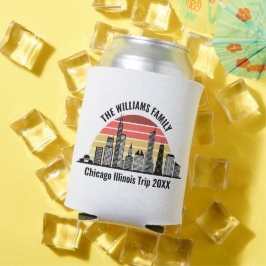 Chicago Sunset Customized Family Trip 缶クーラー