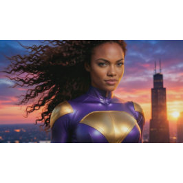 CHICAGO - SUPERHERO プリントバックパック