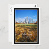 Chicago, THE WINDY CITY ポストカード (正面/裏面)