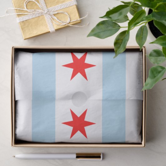 Chicago tissue paper, Chicago Flag tissue paper 薄葉紙 (ギフト)