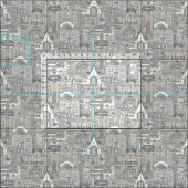 Chicago toile dark gray classic beige ファブリック (タイル)