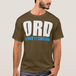 Chicago Travel Airport Souvenir Illinois City OHar Tシャツ