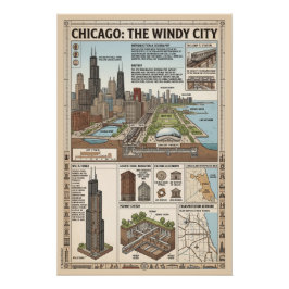 Chicago, USA ポスター