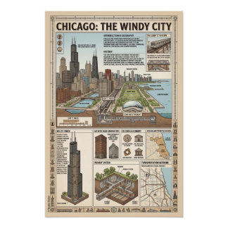 Chicago, USA ポスター