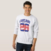 Chicago varsity letter athletic  スウェットシャツ (正面フル)
