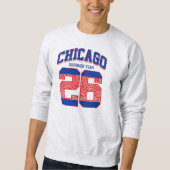 Chicago varsity letter athletic  スウェットシャツ (正面)