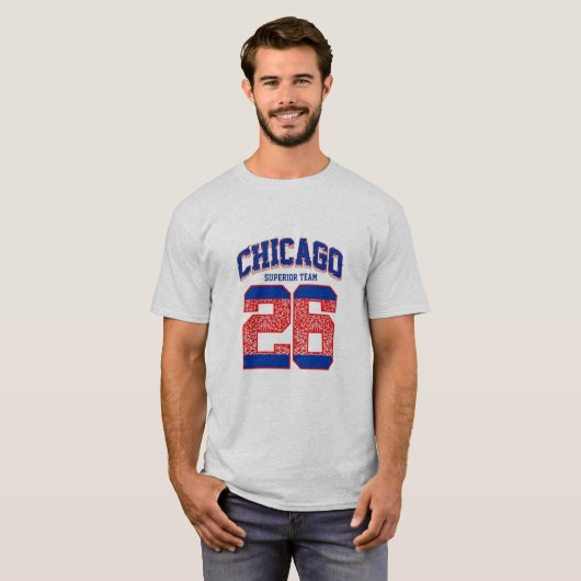 Chicago varsity letter athletic tシャツ (正面フル)