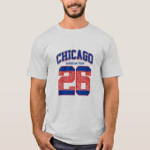 Chicago varsity letter athletic  tシャツ (正面)