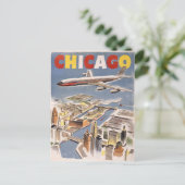 Chicago Vintage Travel  ポストカード (スタンド正面)