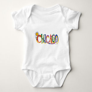 Chicago-With-SUn--KIDS ベビーボディスーツ