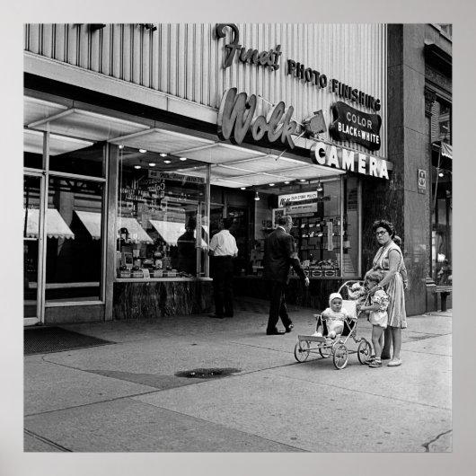 Chicago Wolk Camera 1963写真133 North Wabash ポスター (正面)