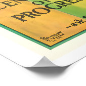 Chicago World's Fair 1933 Century of Progress ポスター (角)