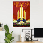Chicago world's fair. A century of progress ポスター (ホームオフィス)