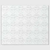 Chicanaは低い文字のロウライダーに乗ります ラッピングペーパー (フラット)