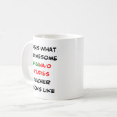 chicano/a勉強先生素晴らし、 コーヒーマグカップ (正面左)