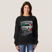 Chicano Low Rider Truck Mexican Flag Los Angeles L スウェットシャツ (正面フル)