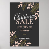 ChicChristmas Business Saleビジネスプロモーション広告 ポスター (正面)