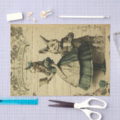 Chich Alice in Wonderlandヴィンテージ紙デクページ 薄葉紙 (クラフト)