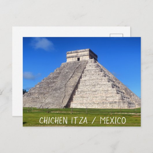 Chichen Itza、テンプルウォリアーズ ポストカード (正面/裏面)