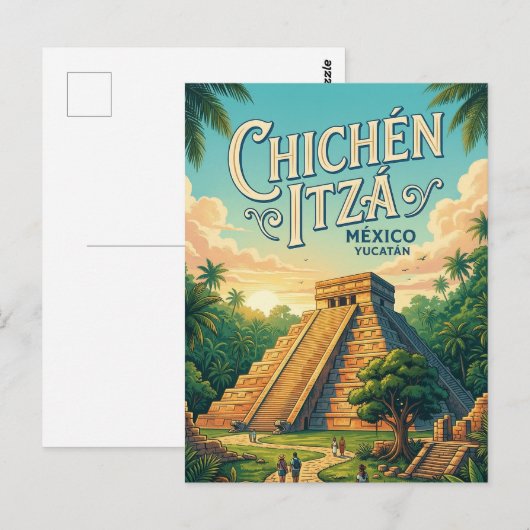 Chichén Itzá ポストカード (正面/裏面)