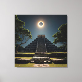 Chichen Itza Eclipse キャンバスプリント
