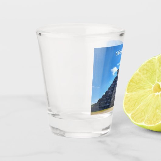 Chichén Itzá Mexico Souvenir ショットグラス (左)