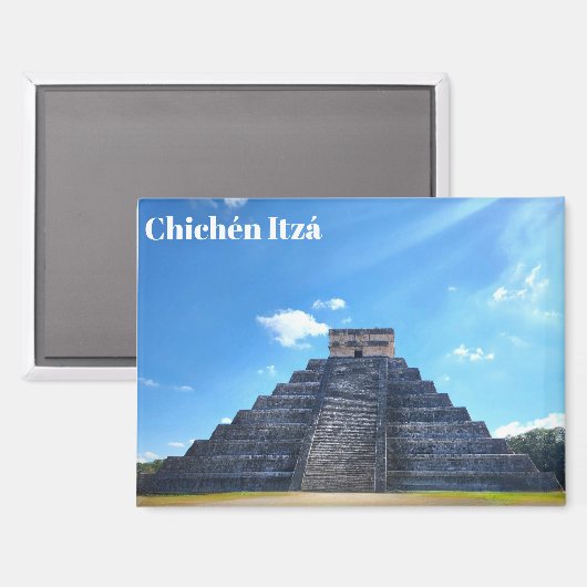 Chichén Itzá Mexico Souvenir Magnet マグネット (正面/裏面)