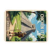 Chichén Itzá Mexico – Temple of Kukulcán マグネット (横)