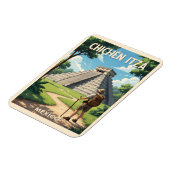 Chichén Itzá Mexico – Temple of Kukulcán マグネット (左側)